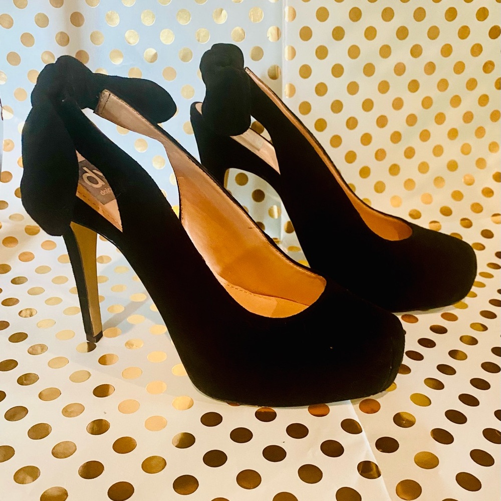 DV by Dolce Vita Black Bow Heels